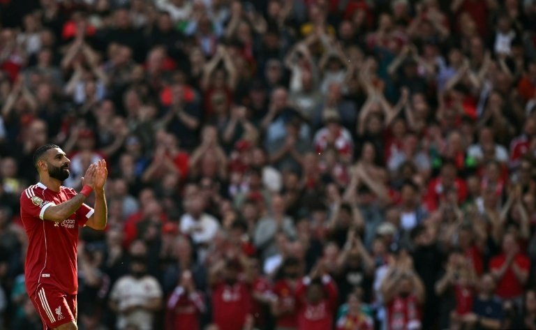 Une blessure pourrait empêcher Mohamed Salah de rejouer pour Liverpool. AFP Paul ELLIS