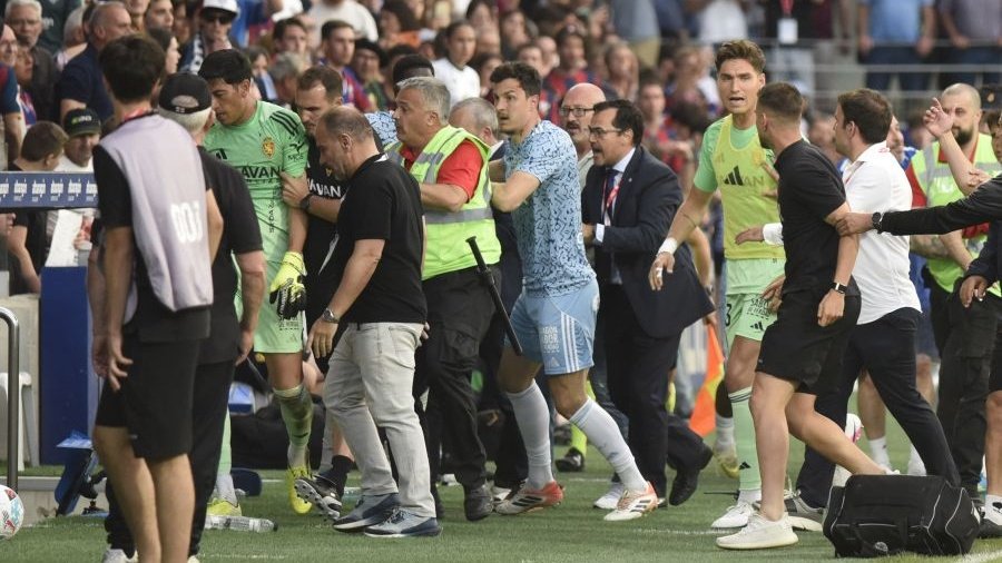 Andrada pidió disculpas tras el partido. LaLiga
