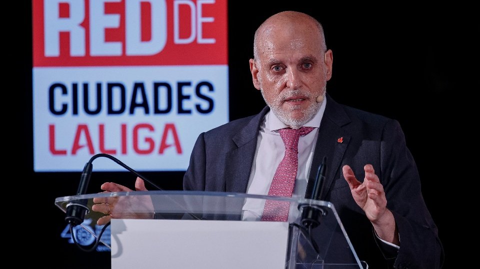 Tebas s'est exprimé sur l'agression d'Andrada envers Pulido. EFE