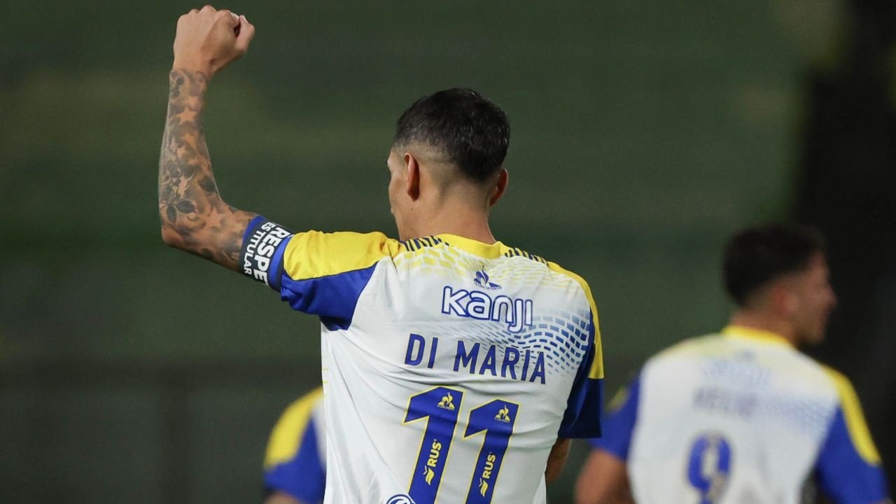 20 años después de debutar, Di María se estrena en la Libertadores. EFE/Miguel Gutiérrez