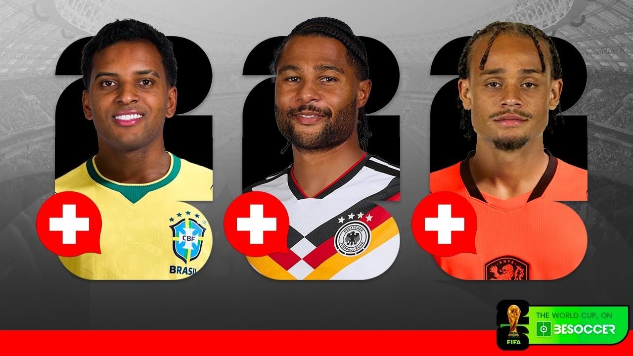 De plus en plus de stars sont forfaits pour la Coupe du monde 2026 en raison de blessures. BeSoccer