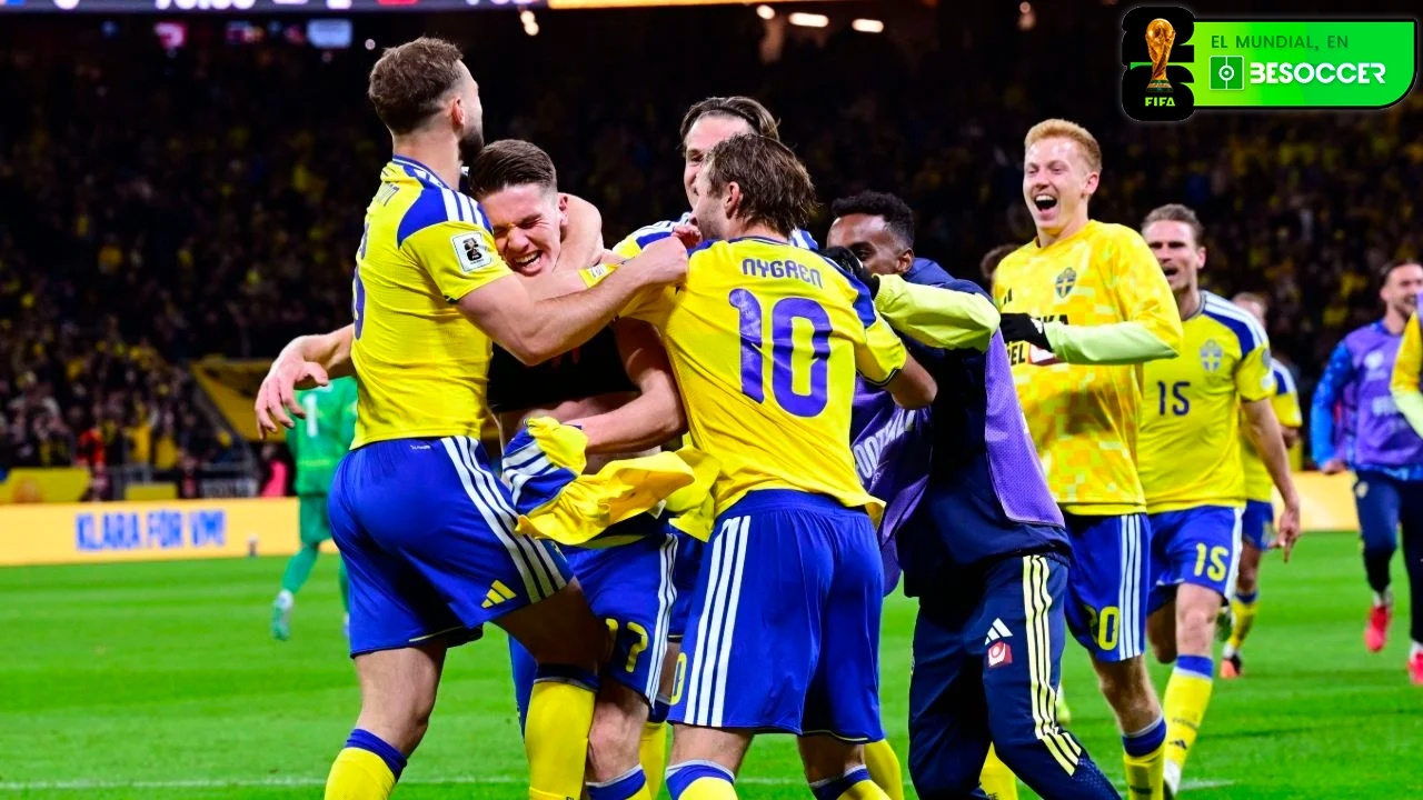 ¿Por qué Suecia va al Mundial si quedó última en la fase de clasificación?