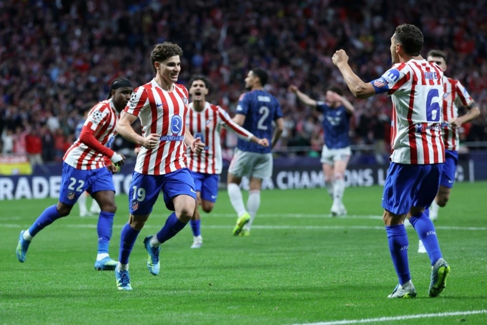 L'Atlético n'a remporté qu'un seul de ses cinq derniers matchs en Angleterre. AFP