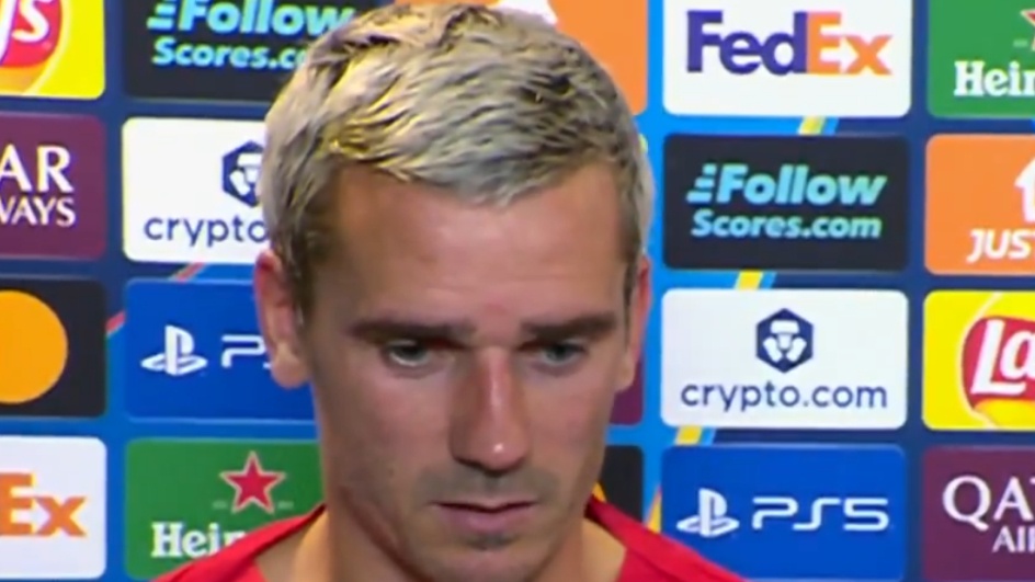 Griezmann lamentó las tres ocasiones que falló