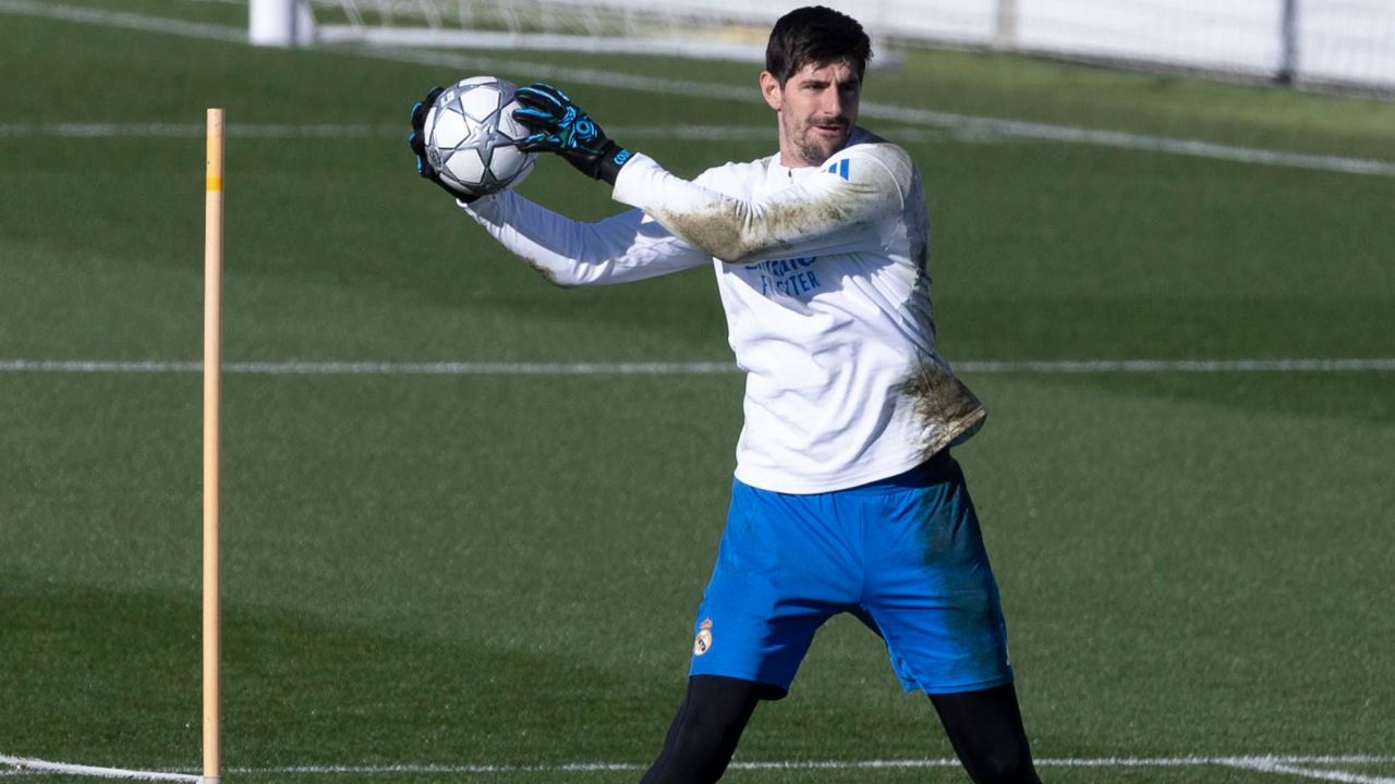 Courtois torna a lavorare al 100%