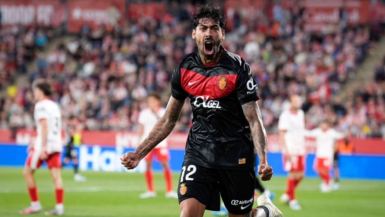 El Mallorca venció por 0-1 al Girona. EFE