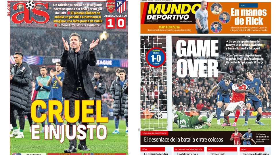 Portadas de la prensa deportiva del 06-05-26
