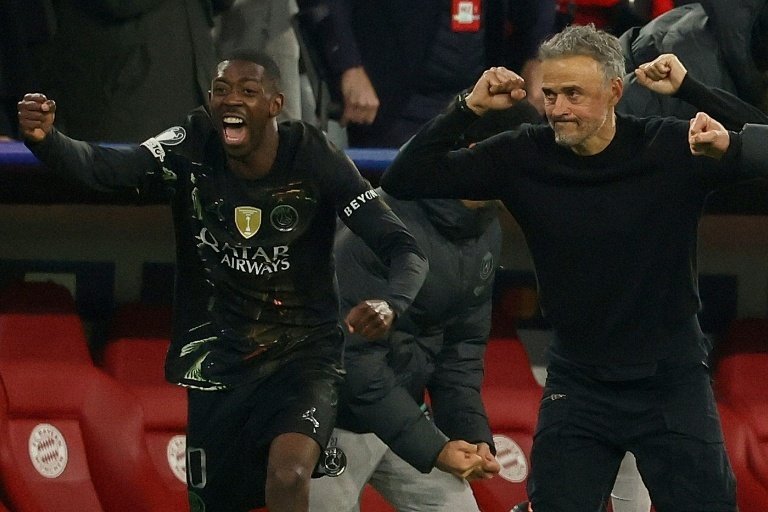 Luis Enrique a transformé Dembélé en un avant-centre vainqueur du Ballon d'Or. AFP
