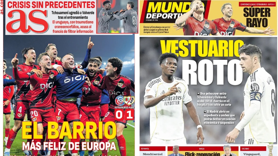 Portadas de la prensa deportiva del 08-05-26