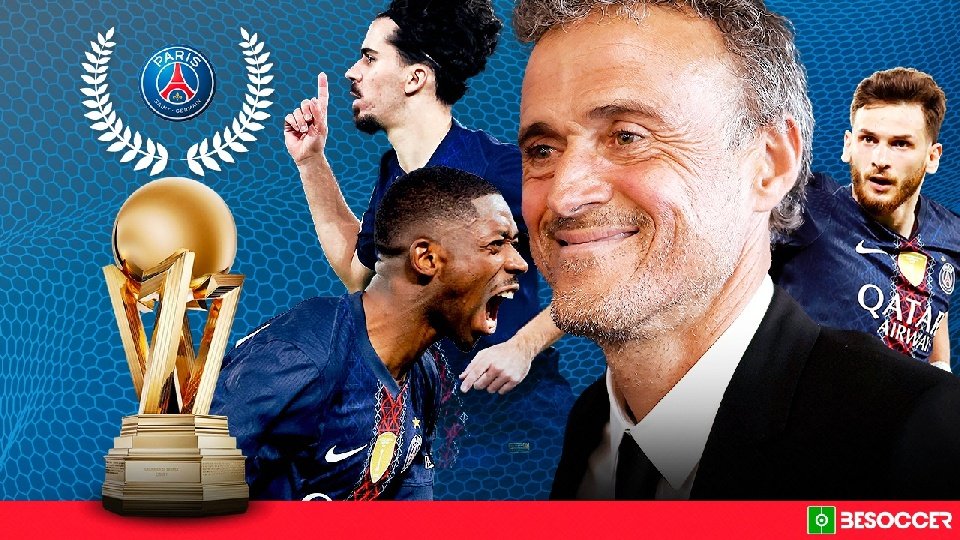 Le PSG, champion de Ligue 1. BeSoccer