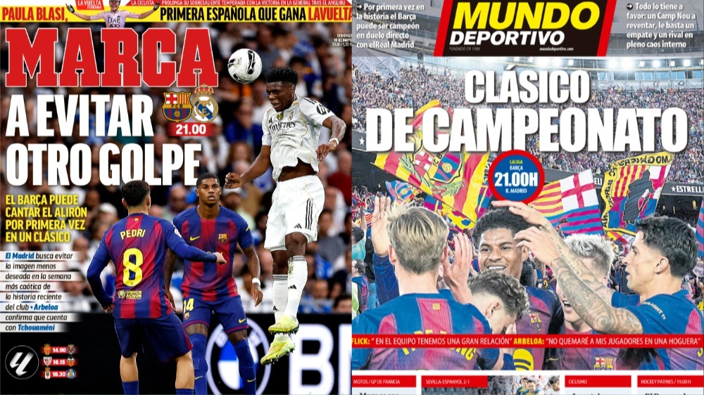 Portadas de la prensa deportiva del 10-05-26