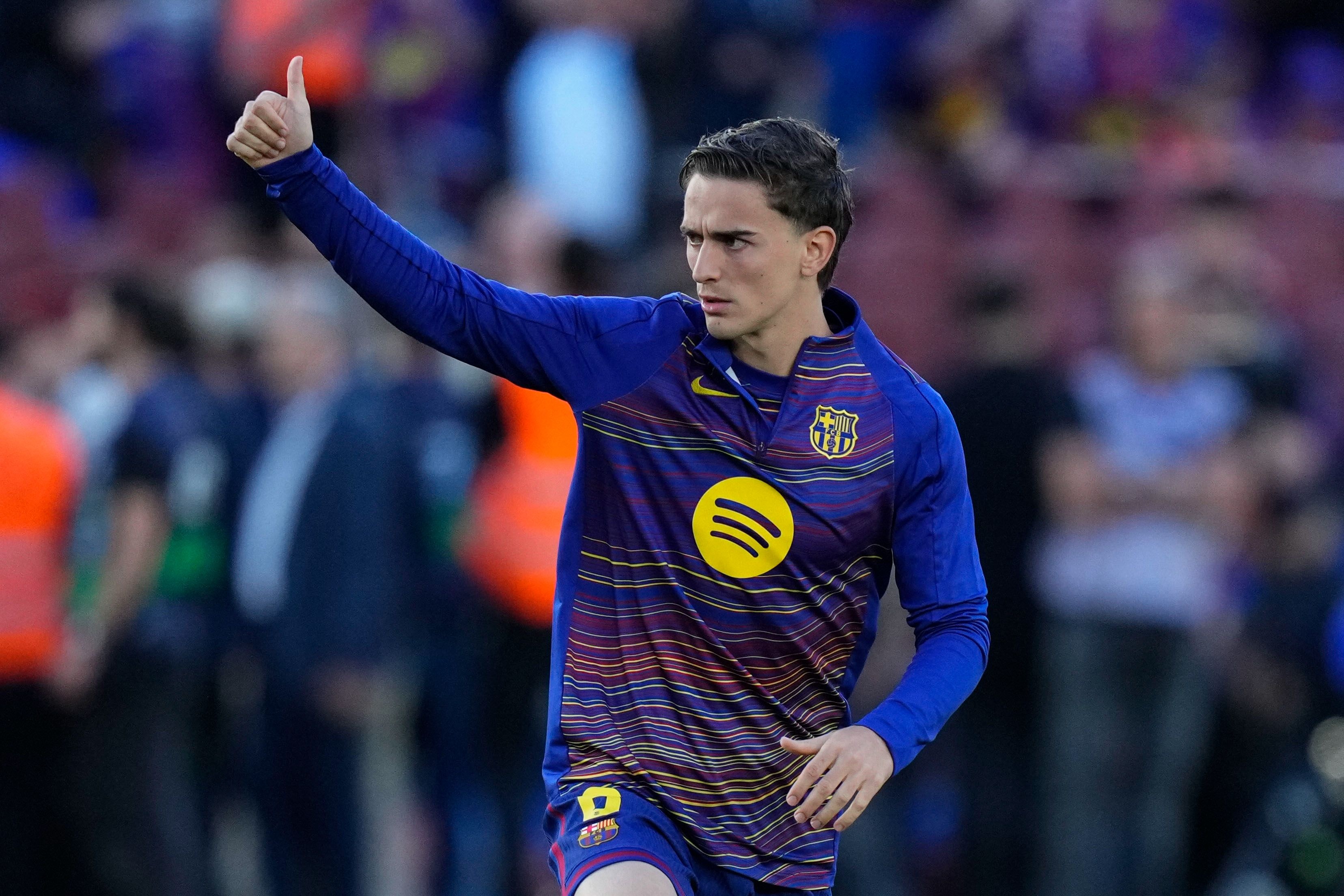 Gavi vise une place dans l'équipe d'Espagne pour la Coupe du monde. EFE