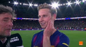 Estamos muy contentos, pero nos falta la Champions