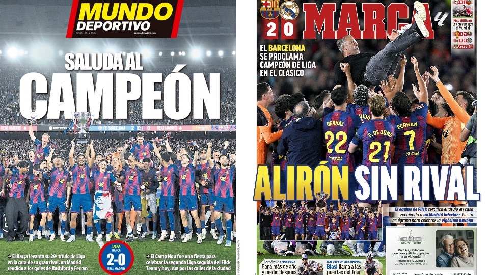 Portadas de la prensa deportiva del 11-05-26