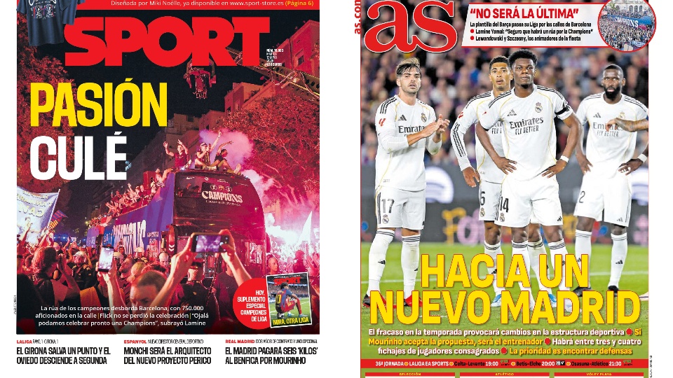 Portadas de la prensa deportiva del 12-05-26