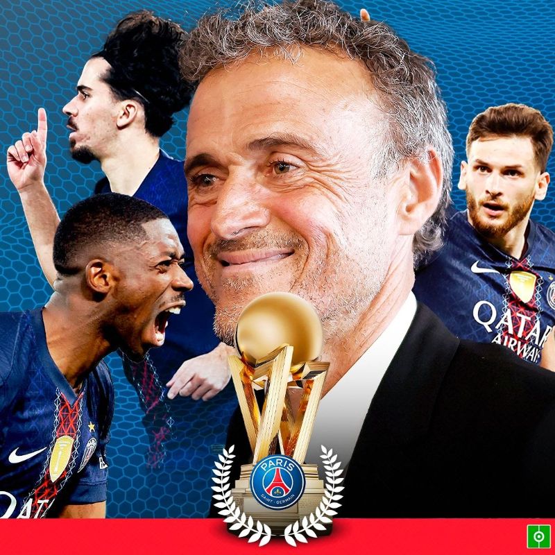 vainqueurs de la Ligue 1 du PSG