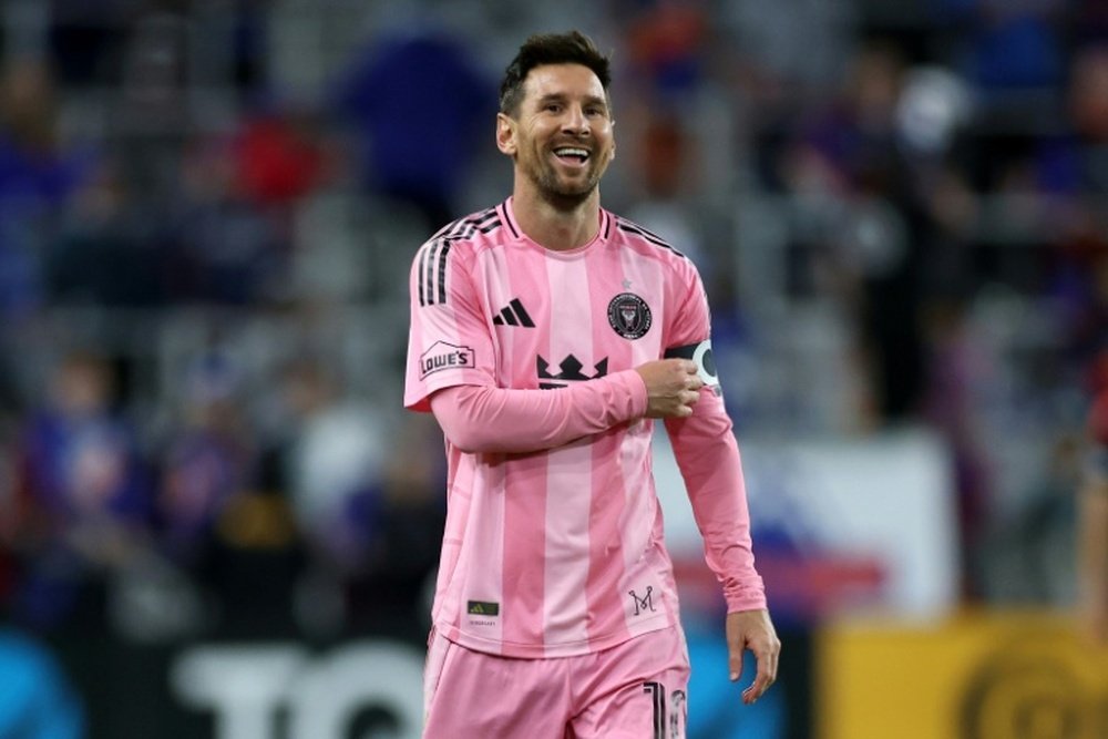 La superstar argentine Lionel Messi célèbre la victoire 5-3 de l'Inter Miami face au FC Cincinnati en MLS. GETTY IMAGES NORTH AMERICA/AFP ANDY LYONS
