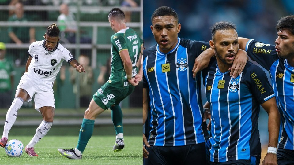 Botafogo é eliminado pela Chapecoense; Braithwaite brilha no Grêmio