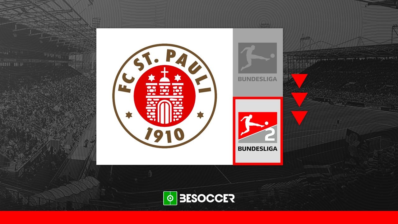 El St. Pauli cae al infierno de la 2.Bundesliga