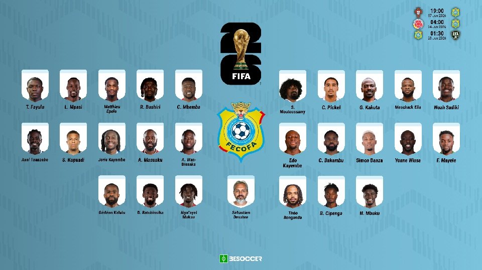 Bakambu et Wan-Bissaka emmènent la RD Congo au Mondial