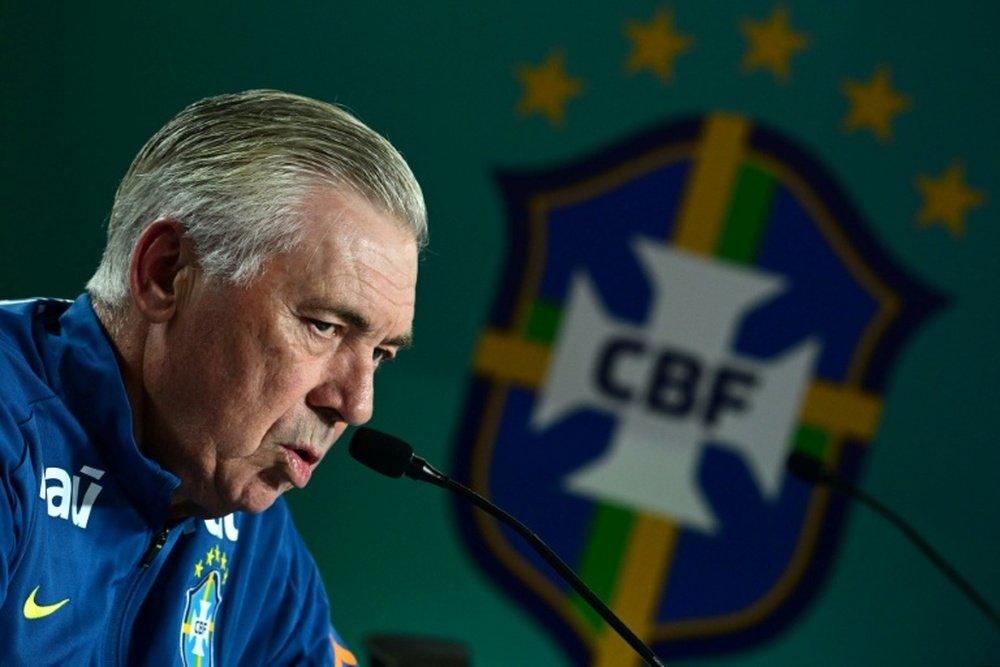 Carlo Ancelotti a pour mission d'offrir au Brésil sa sixième Coupe du monde. AFP