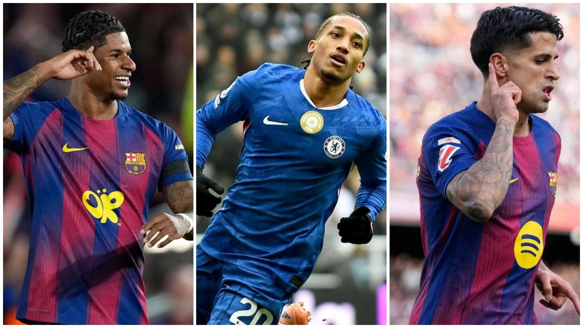 Joao Pedro, Cancelo et Rashford sont des priorités clés pour le Barça. EFE