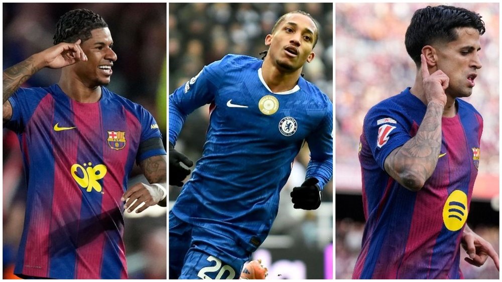 Joao Pedro, Cancelo et Rashford sont des priorités clés pour le Barça. EFE