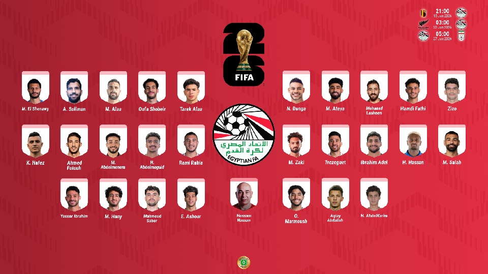 Salah comanda la lista de Egipto para el Mundial