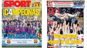Portadas de la prensa deportiva del 24-05-26