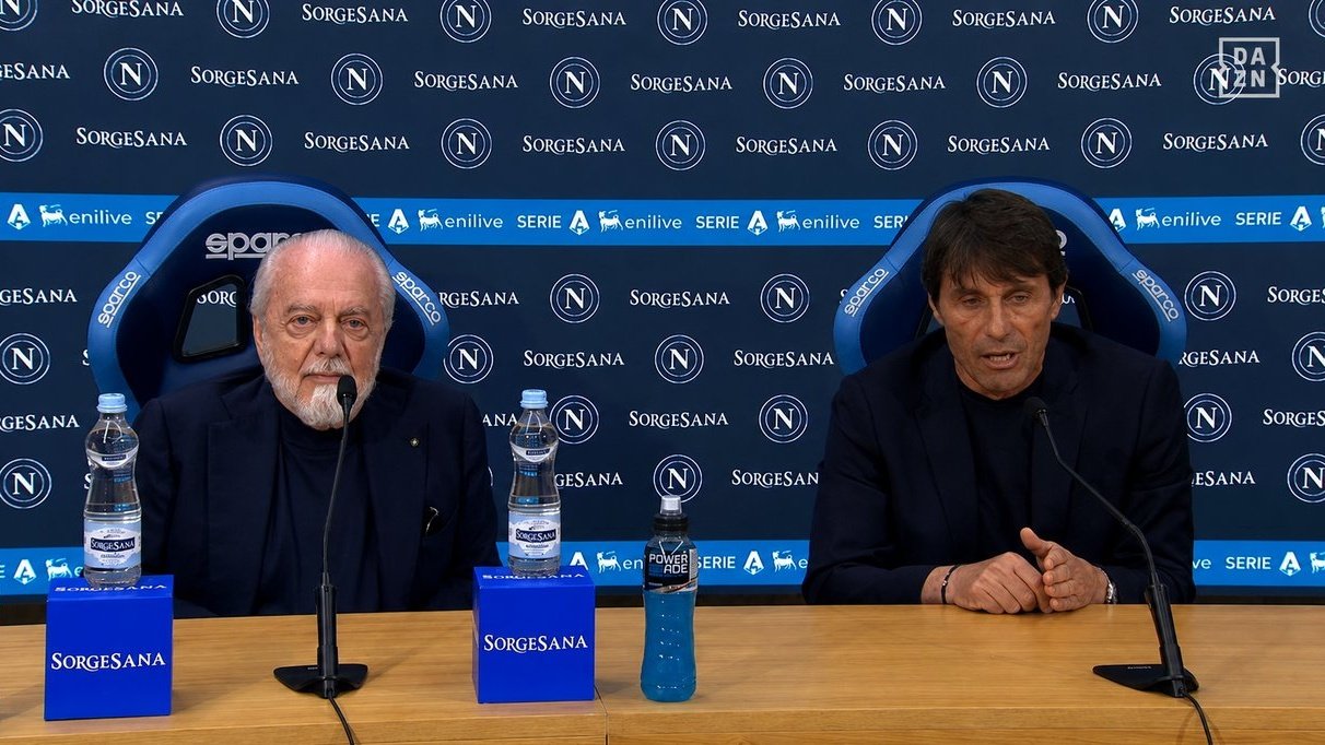 Conte quitte Naples. DAZN