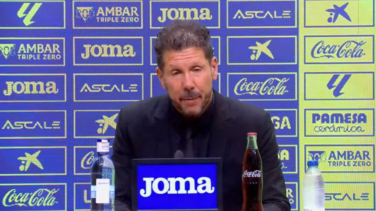 La valoración de Simeone tras la derrota ante el Villarreal. EFE