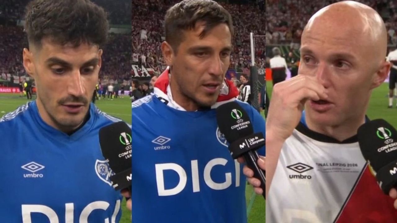 Lágrimas y desolación de los protagonistas del Rayo tras caer en la final