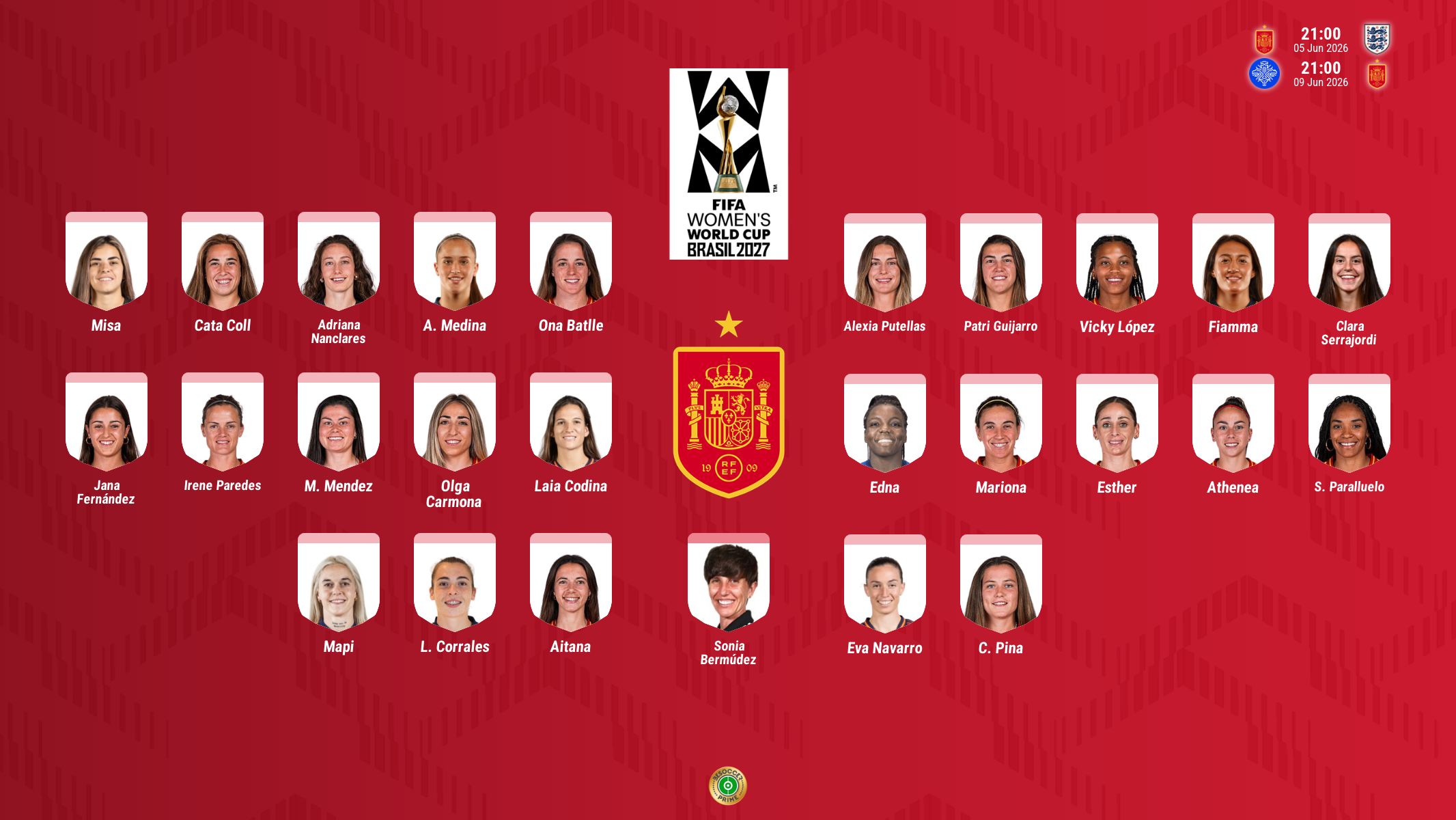 Aitana lidera a España en busca del Mundial