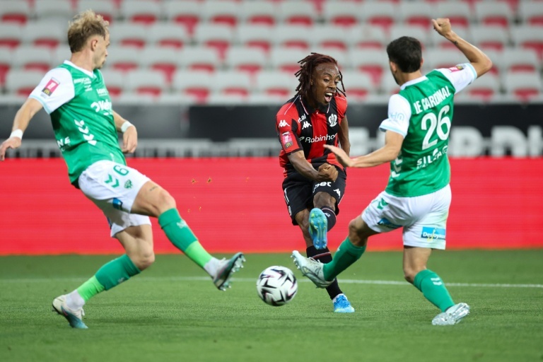Wahi scores brace as Nice thump Saint Etienne in French Ligue 1 play-off