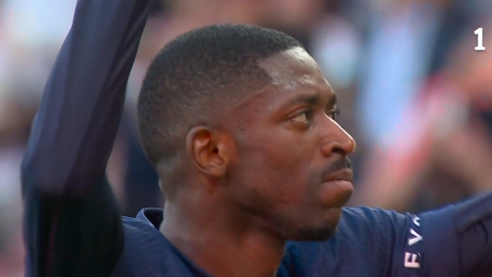 Ice-cool Dembele drags PSG back into Champions League final