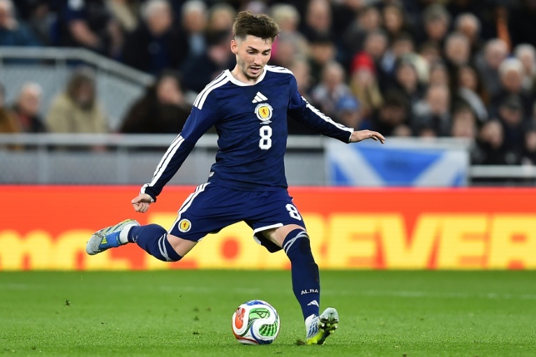 Scotland's Gilmour out of World Cup with knee injury