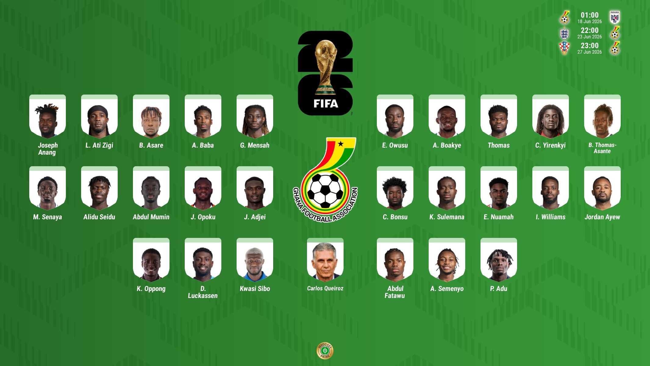 Semenyo, líder de una Ghana con Iñaki Williams