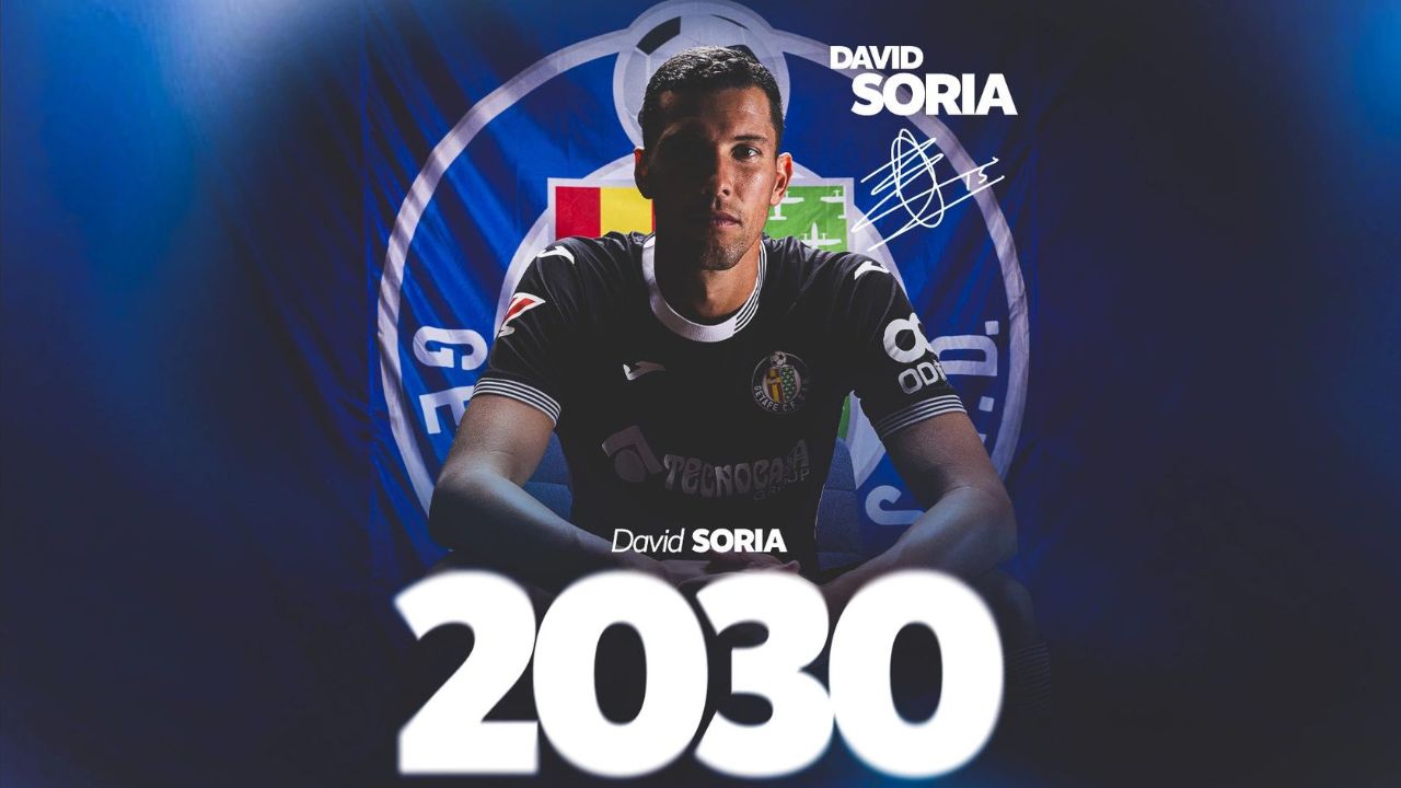 El Getafe renueva a David Soria hasta 2030