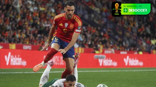 Mikel Merino se suma a la concentración de España