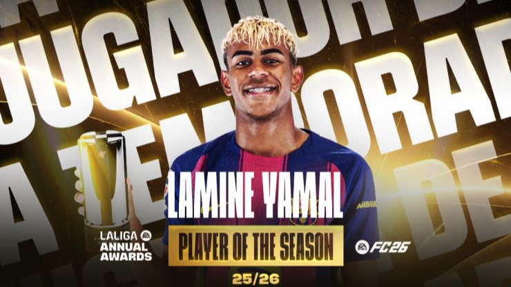 Lamine Yamal, 'MVP' de LaLiga 2025-26