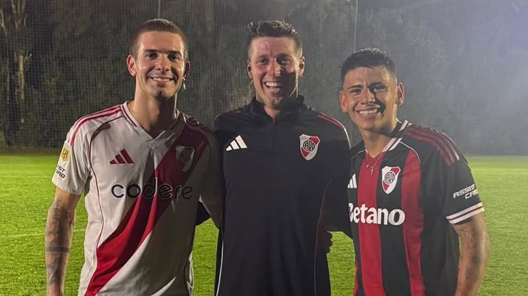 Mastantuono y Echeverri se visten de River entre rumores de repatriación