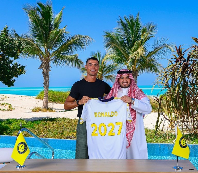Cristiano Ronaldo a été attiré par les richesses du club de football Al Nassr, club de la Ligue professionnelle saoudienne/AFP -