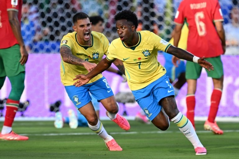 Vinicius earns Brazil draw with Morocco in World Cup opener