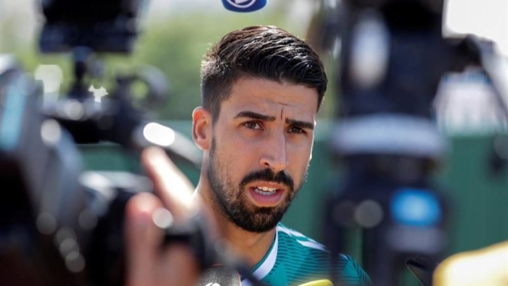 Sami Khedira est pressenti pour être le bras droit potentiel de Mourinho. EFE/Archives