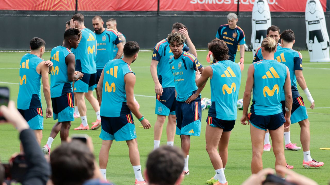 Trabajo específico para Víctor Muñoz y Merino en el entreno de España