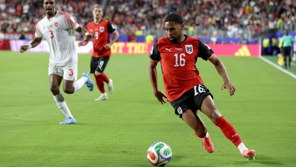 Phillipp Mwene has been ruled out of the clash with Spain due to a muscle injury. EFE/Benjamin Fanjoy