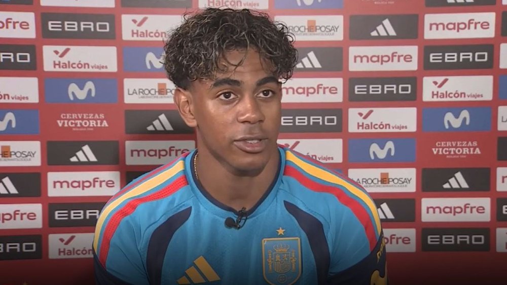 Lamine Yamal does not expect to feature for the full 90 minutes against Saudi Arabia. Image/RTVE