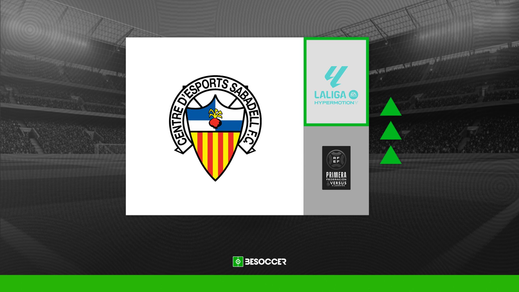 El Sabadell regresa a Segunda cinco años después