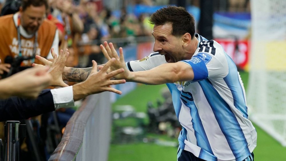 Argentina's Lionel Messi has scored five goals in two matches at the 2026 World Cup AFP Roberto SCHMIDT