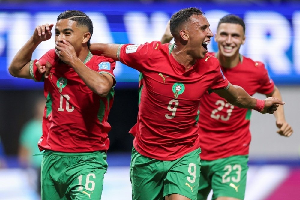 Substitutes Gessime Yassine and Soufiane Rahimi gave Morocco victory over Haiti GETTY IMAGES NORTH AMERICA/AFP Kevin C. Cox